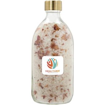 Wellmark Just Relax 500 ml bath salt - roses fragrance Transparent