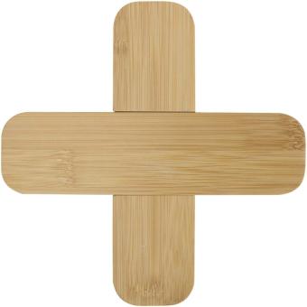 Croc Untersetzer aus Bambus – groß Natur