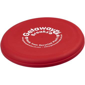 Orbit recycled plastic frisbee Red