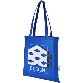 Zeus GRS recycled non-woven convention tote bag 6L Dark blue