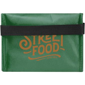 Spectrum 6-can recycled non-woven cooler bag 4L Green