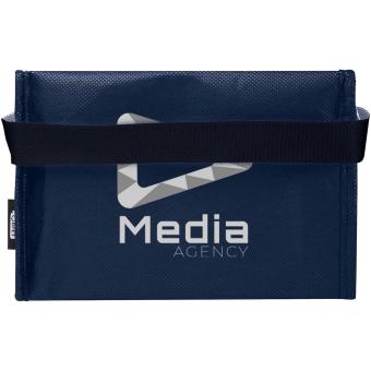 Spectrum 6-can recycled non-woven cooler bag 4L Navy