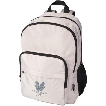 Trend Plus 15" Laptop-Rucksack aus recyceltem GRS-Material 20 L Hafer