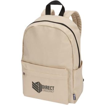 Byron 14" GRS recycled city laptop backpack 16L Oatmeal