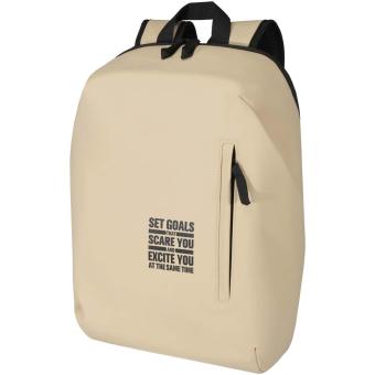 Resi Plus 15" GRS recycled anti-theft backpack 18L Oatmeal