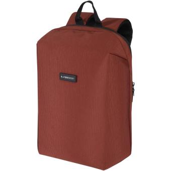 Luma 15" GRS recycled anti-theft laptop backpack 10L Brick