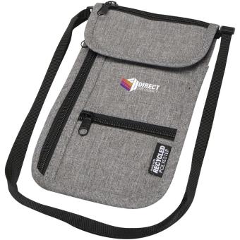 Ross GRS recycled smart travel pouch Heathergrey