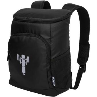 Chillpack 18-can GRS recycled cooler backpack 16L Black