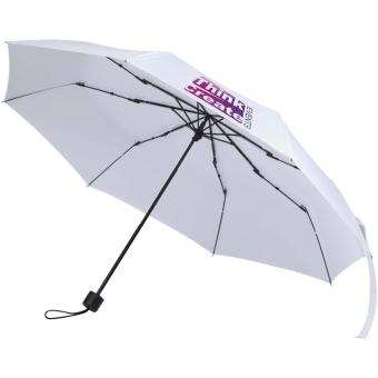 Aaron 23'' foldable manual umbrella White