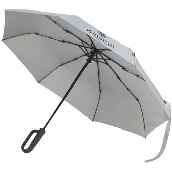 SMART 21" foldable RPET umbrella Light grey