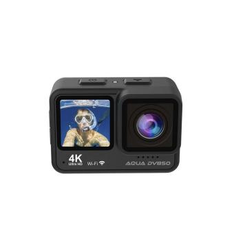 Prixton DV850 Aqua 4K Actionkamera mit zwei Bildschirmen Schwarz
