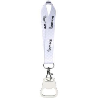 Mini Sublimation Schlüsselband, weiß Weiß | 15mm
