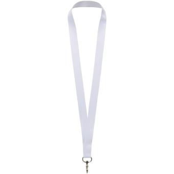 Lana recycled PET lanyard - double side sublimation, white White | 10mm