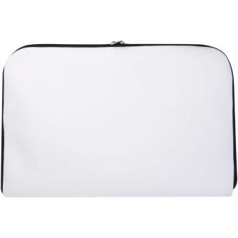 Mila 17" sublimation laptop sleeve Black/white