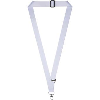 Liv Verstellbares Sublimation Lanyard Schwarz/weiss