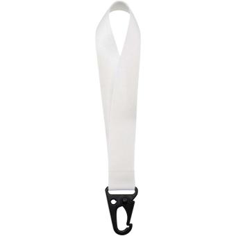 Leif RPET Sublimation Gepäckanhänger mit Karabiner Weiß