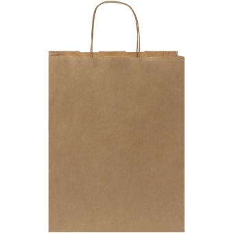 Kraft 80 g/m2 paper bag with twisted handles - 25 x 11 x 32 cm Nature