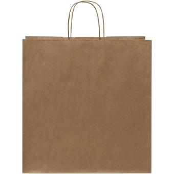 Kraft 80-90 g/m2 paper bag with twisted handles - X large Nature