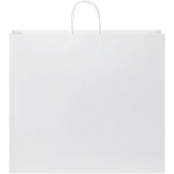Kraft 90-100 g/m2 paper bag with twisted handles - XX large White