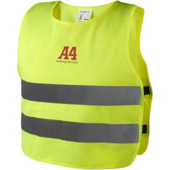 Reflective unisex safety vest, neon yellow Neon yellow | 3XS