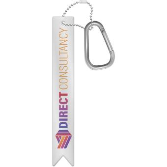 RFX™ H-9 reflective PVC hanger with carabiner White