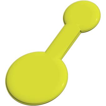 RFX™ M-10 round reflective TPU magnet large Neon yellow