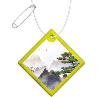 RFX™ H-20 diamond reflective PVC hanger large Neon yellow