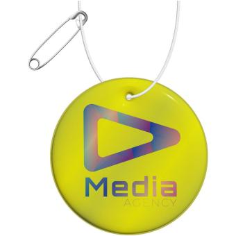 RFX™ H-16 round lightweight reflective PVC hanger - medium Neon yellow