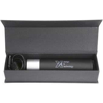 SCX.design F10 2500 mAh light-up flashlight White/silver