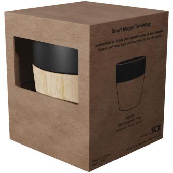 SCX.design D05 magnetic ceramic coffee mug Black