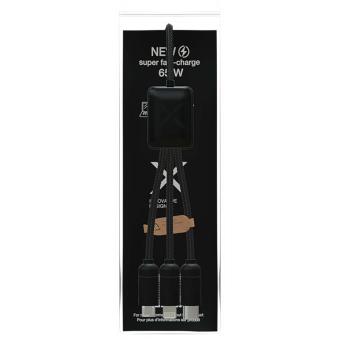 SCX.design C35 5 in 1 Ladekabel Schwarz