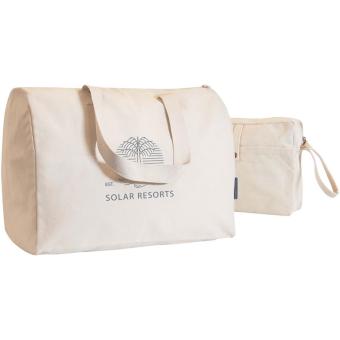 Citizen Green Combio organic cotton travel bag and pouch Nature