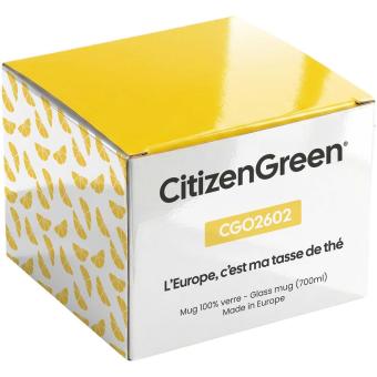 Citizen Green Breakfast Tasse aus Glas 700 ml Transparent