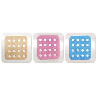 3-pieces anti scratch patches with full colour printed paper envelope White