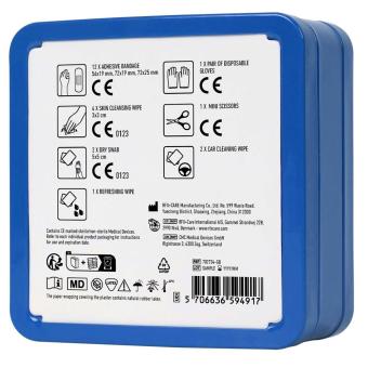 MyKit Erste Hilfe Set für das Auto Blau