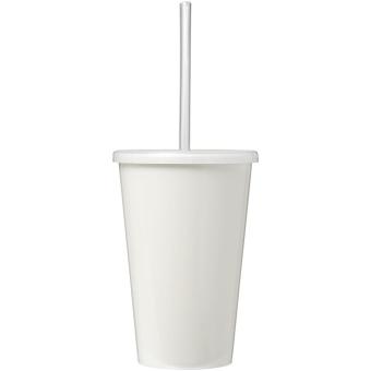 Brite-Americano® 350 ml double-walled stadium cup White