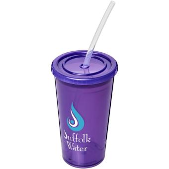 Stadium 350 ml double-walled cup Lila