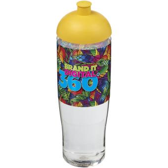 H2O Active® Tempo 700 ml Sportflasche mit Stülpdeckel Transparent gelb