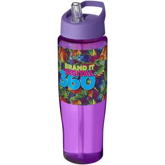 H2O Active® Tempo 700 ml spout lid sport bottle Lila