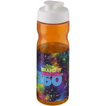 H2O Active® Base 650 ml Sportflasche mit Klappdeckel Orange/weiß