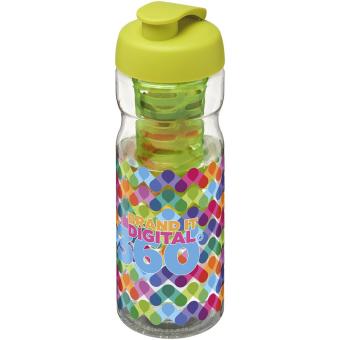 H2O Active® Base 650 ml Sportflasche mit Klappdeckel und Infusor Limone