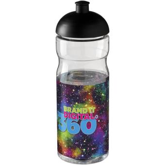 H2O Active® Base 650 ml dome lid sport bottle Transparent black