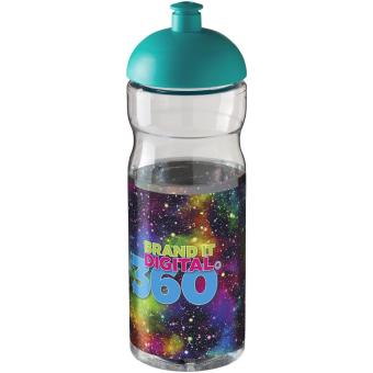 H2O Active® Base 650 ml Sportflasche mit Stülpdeckel Transparent türkis