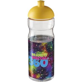 H2O Active® Base 650 ml Sportflasche mit Stülpdeckel Transparent gelb