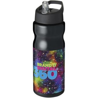 H2O Active® Base 650 ml spout lid sport bottle Black