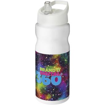 H2O Active® Base 650 ml Sportflasche mit Ausgussdeckel Weiß