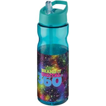 H2O Active® Base 650 ml Sportflasche mit Ausgussdeckel Aquamarinblau