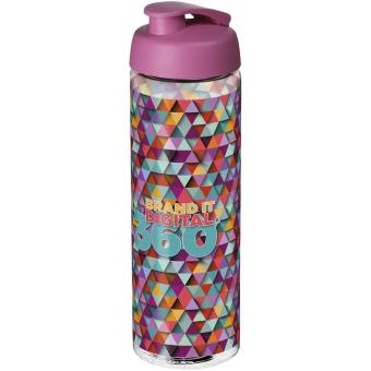 H2O Active® Vibe 850 ml Sportflasche mit Klappdeckel, rosa Rosa,transparent