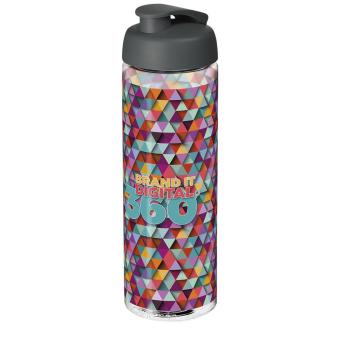 H2O Active® Vibe 850 ml Sportflasche mit Klappdeckel Transparent