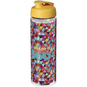 H2O Active® Vibe 850 ml flip lid sport bottle Transparent yellow
